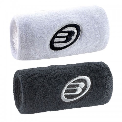 Bullpadel BPMU254 White Black Wristbands Bullpadel BPMU254 White Black Wristbands