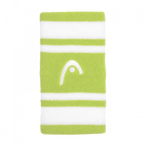 Head Striped 5 Lime White Wristbands 2 Units Head Striped 5 Lime White Wristbands 2 Units