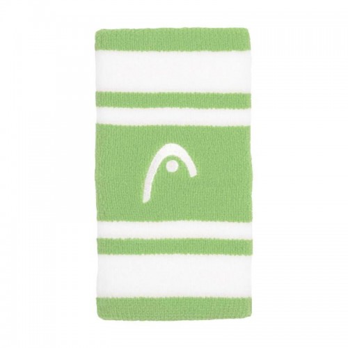Head Striped 5 Green White Wristbands 2 Units Head Striped 5 Green White Wristbands 2 Units
