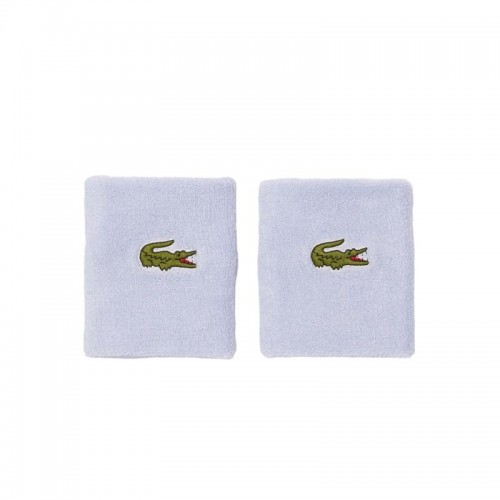 Muñequeras Lacoste Azul Celeste 2 Unidades