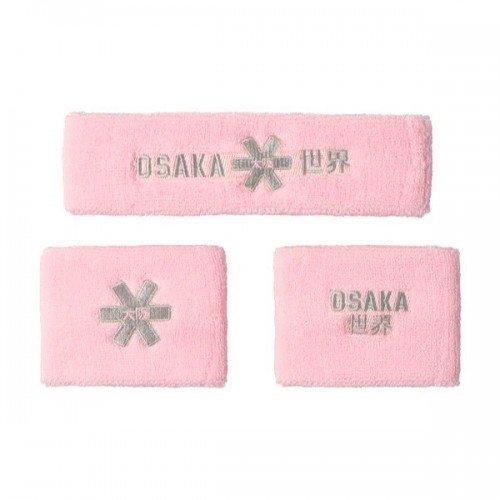 Munequeras Osaka Set 2.0 Rosa Gris 2 Unidades Munequeras Osaka Set 2.0 Rosa Gris 2 Unidades