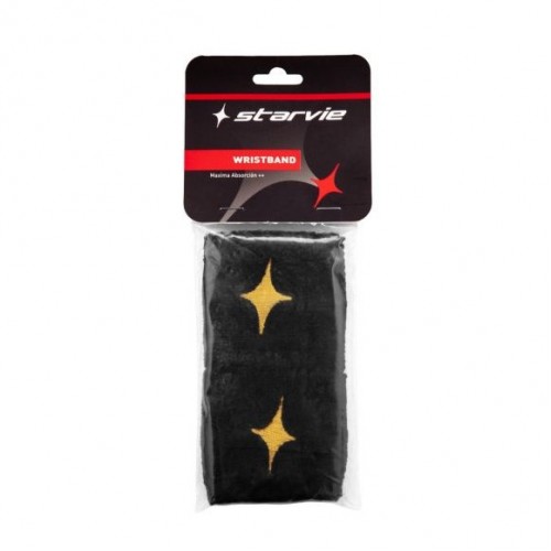 StarVie Black Gold Wristbands 2 Units StarVie Black Gold Wristbands 2 Units