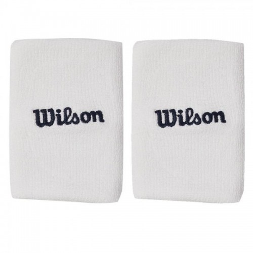 Muñequeras Wilson Wide Terry Blanco 2 Unidades Muñequeras Wilson Wide Terry Blanco 2 Unidades