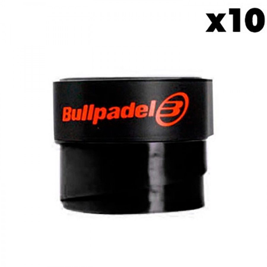 Bullpadel Overgrips Plain Black 10 Units  Offer + Cheap