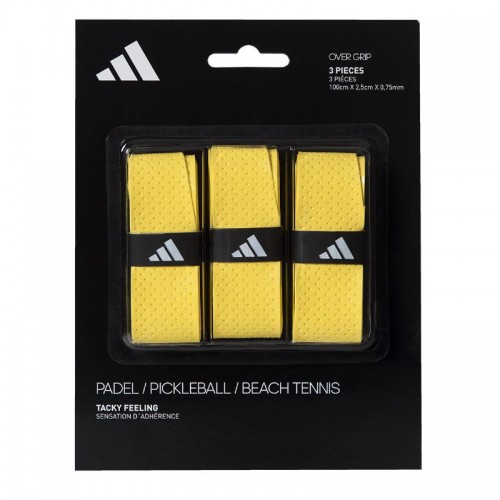 Overgrips Adidas Tacky Feeling Yellow 3 Units Overgrips Adidas Tacky Feeling Yellow 3 Units