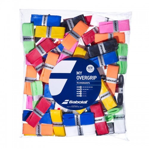 Overgrips Babolat Multicolor 70 Unidades Overgrips Babolat Multicolor 70 Unidades