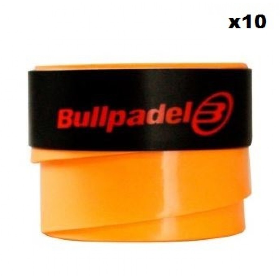 Overgrips Bullpadel Naranja Liso 10 Unidades   Oferta + Barato