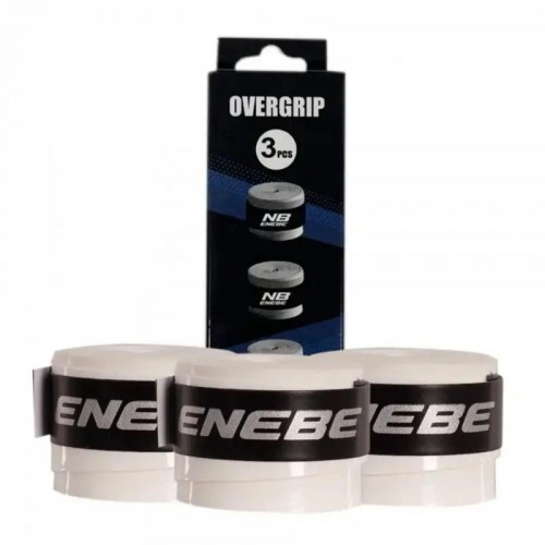 Enebe Plain White Overgrips 3 Units Enebe Plain White Overgrips 3 Units