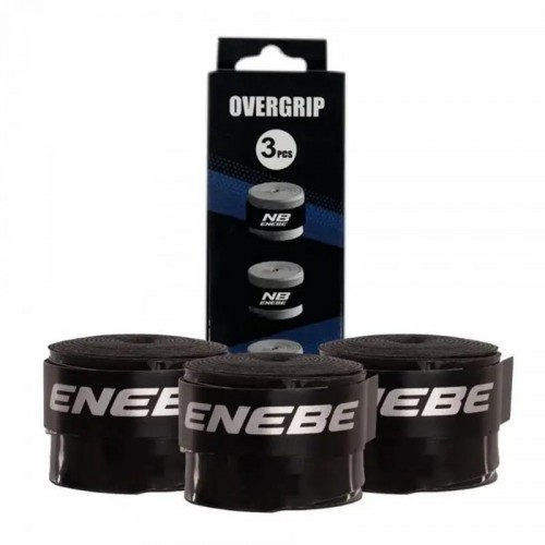 Enebe Plain Black Overgrips 3 Units Enebe Plain Black Overgrips 3 Units