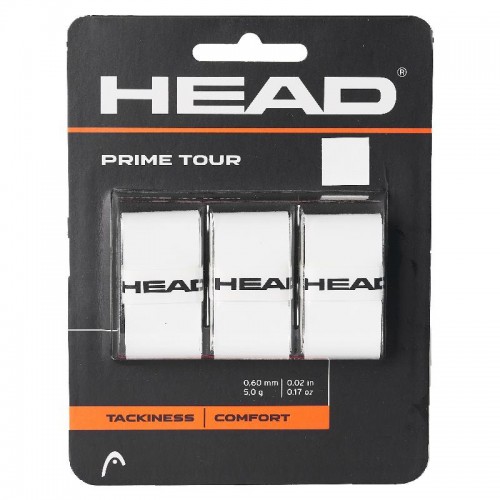 Overgrips Head Prime Tour White 3 Units Overgrips Head Prime Tour White 3 Units