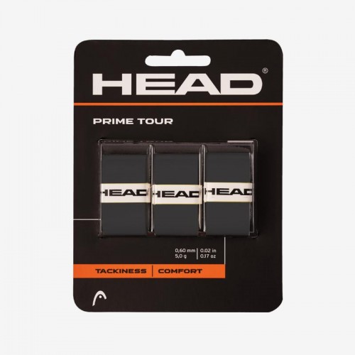 Overgrips Head Prime Tour Black 3 Units Overgrips Head Prime Tour Black 3 Units
