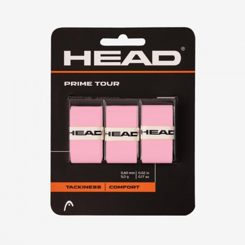 Overgrips Head Prime Tour Pink 3 Units Overgrips Head Prime Tour Pink 3 Units