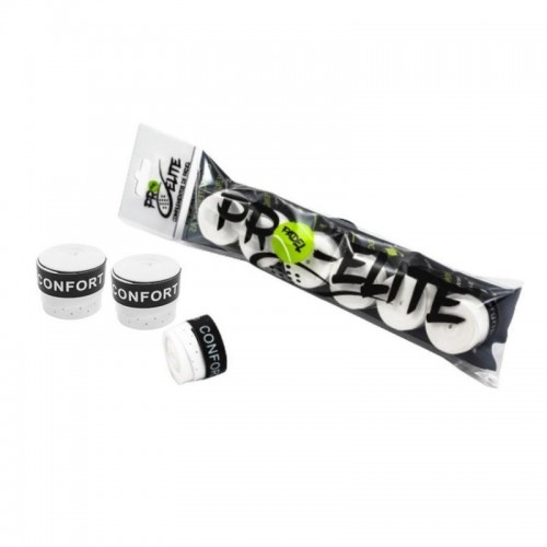 Overgrips Pro Elite Comfort Perforated White 6 Units Overgrips Pro Elite Comfort Perforated White 6 Units