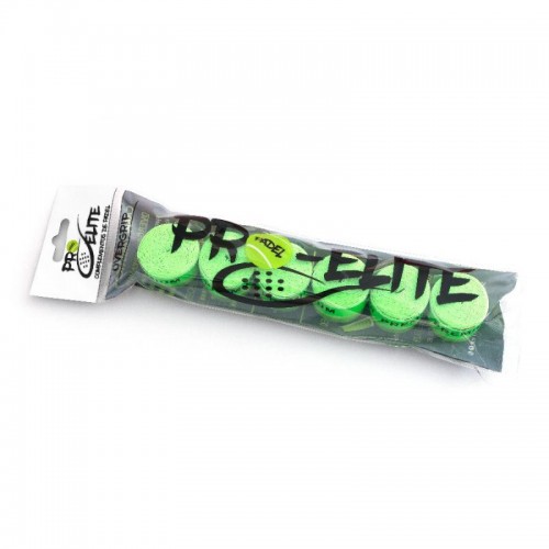 Overgrips Pro Elite Premium Plain Green 6 Units