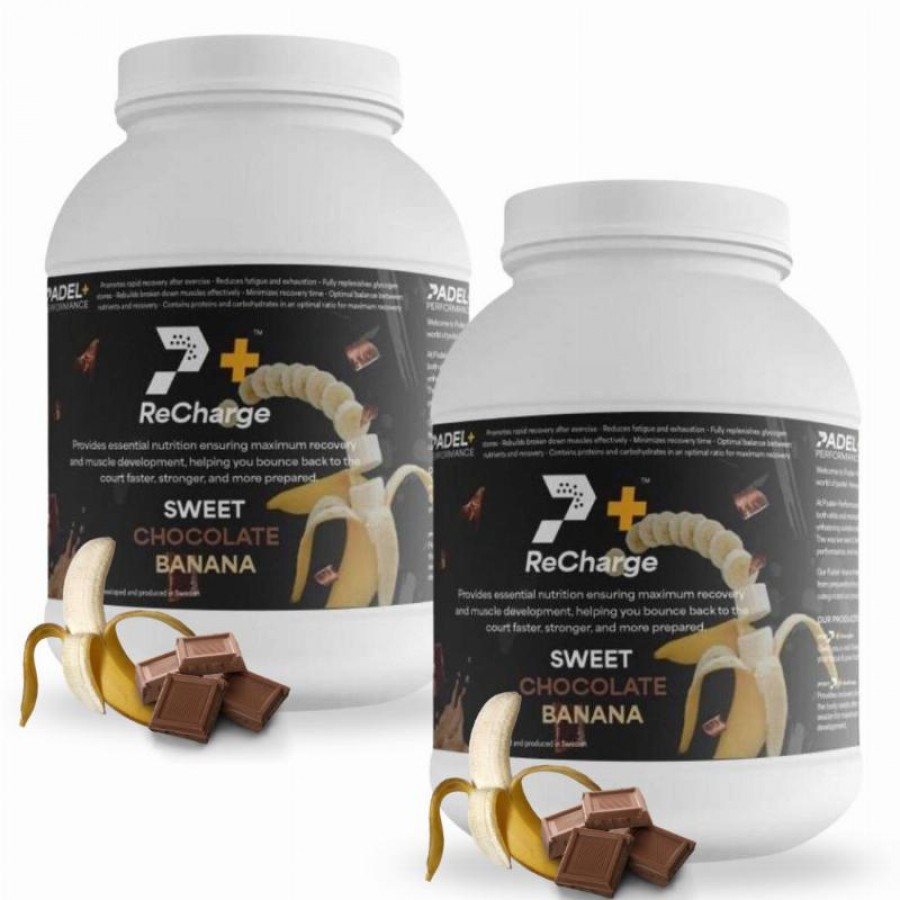 Pack Bote Padel Performance ReCharge Banane Chocolat X2  Offre - Pas cher