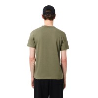 Pack Camiseta Lacoste Novak Djokovic Kaki y Gorra Negro