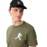 Pack Camiseta Lacoste Novak Djokovic Kaki y Gorra Negro