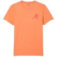 Pack Camiseta Lacoste Novak Djokovic Naranja y Gorra Blanco  Oferta + Barato