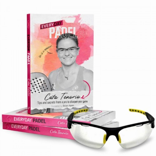 Pack Cata Tenorio Gafas Addictive Javea C9 + Libro Padel Ingles