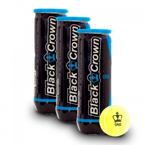 Pack de 3 Botes de Pelotas Black Crown One Pack de 3 Botes de Pelotas Black Crown One