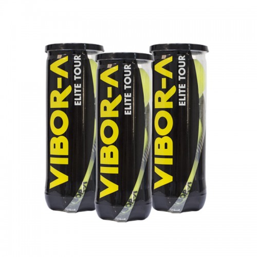 Pack de 3 Botes de Pelotas Vibora Elite Tour Pack de 3 Botes de Pelotas Vibora Elite Tour