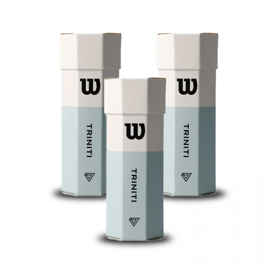 Pack de 3 Botes de Pelotas Wilson Triniti  Oferta + Barato