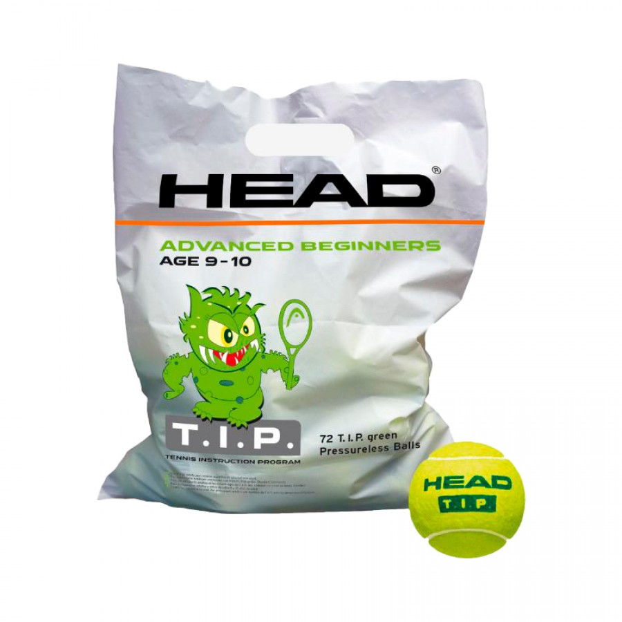 Pack de 72 Pelotas Head T.I.P. Green  PADELPOINT Pack de 72 Pelotas Head T.I.P. Green