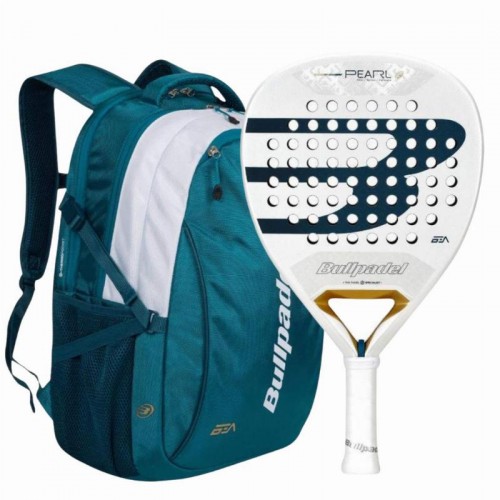 Pack Bullpadel Bea Gonzalez Pearl 2026 Racket with Backpack Pack Bullpadel Bea Gonzalez Pearl 2026 Racket with Backpack