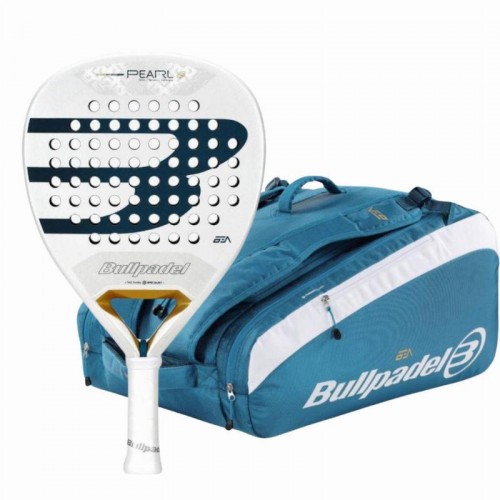 Pack Bullpadel Bea Gonzalez Pearl 2026 Racket with Padel Racket Bag Pack Bullpadel Bea Gonzalez Pearl 2026 Racket with Padel Racket Bag