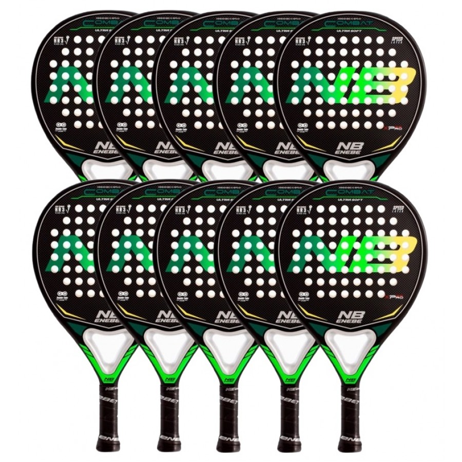 Confezione Enebe Combat Green Yellow Paddle x10  Offerta + Economico