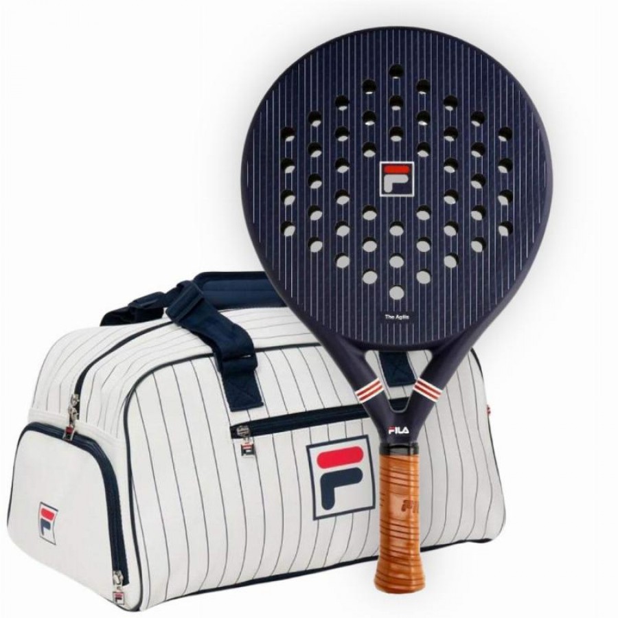 Pack Fila Le Sac Raquette et Raquette Agilis Bleu  Offre - Pas cher