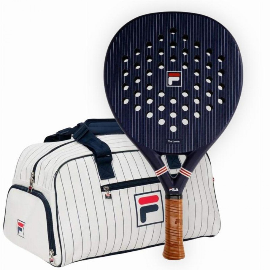 Pack Fila The Leavis Blue Raquete e Saco de Raquete de Padel  Oferta + Barato