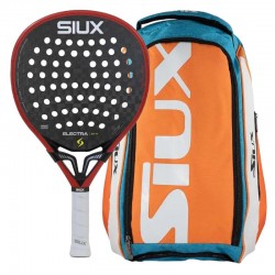 Pack Pala Siux Stupa Electra Pro 2026 Rojo Negro con Mochila Pro Tour