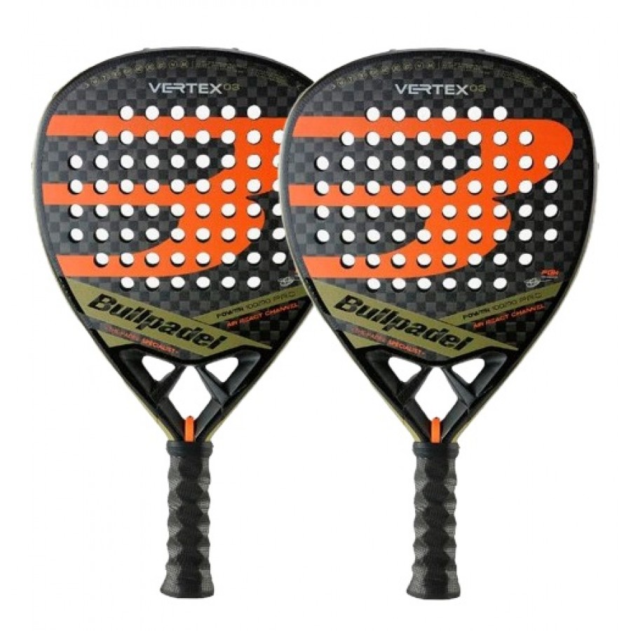 Pack Bullpadel Tello Chingotto Vertex 03 X2 Racket  Offer + Cheap