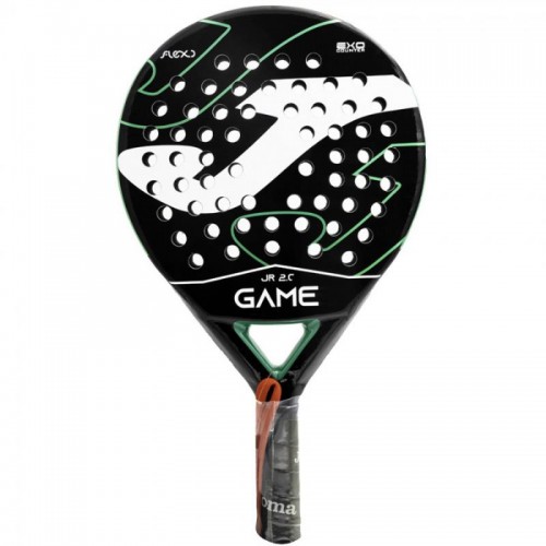 Joma Game 2.0 Black Turquoise Junior Racket Joma Game 2.0 Black Turquoise Junior Racket