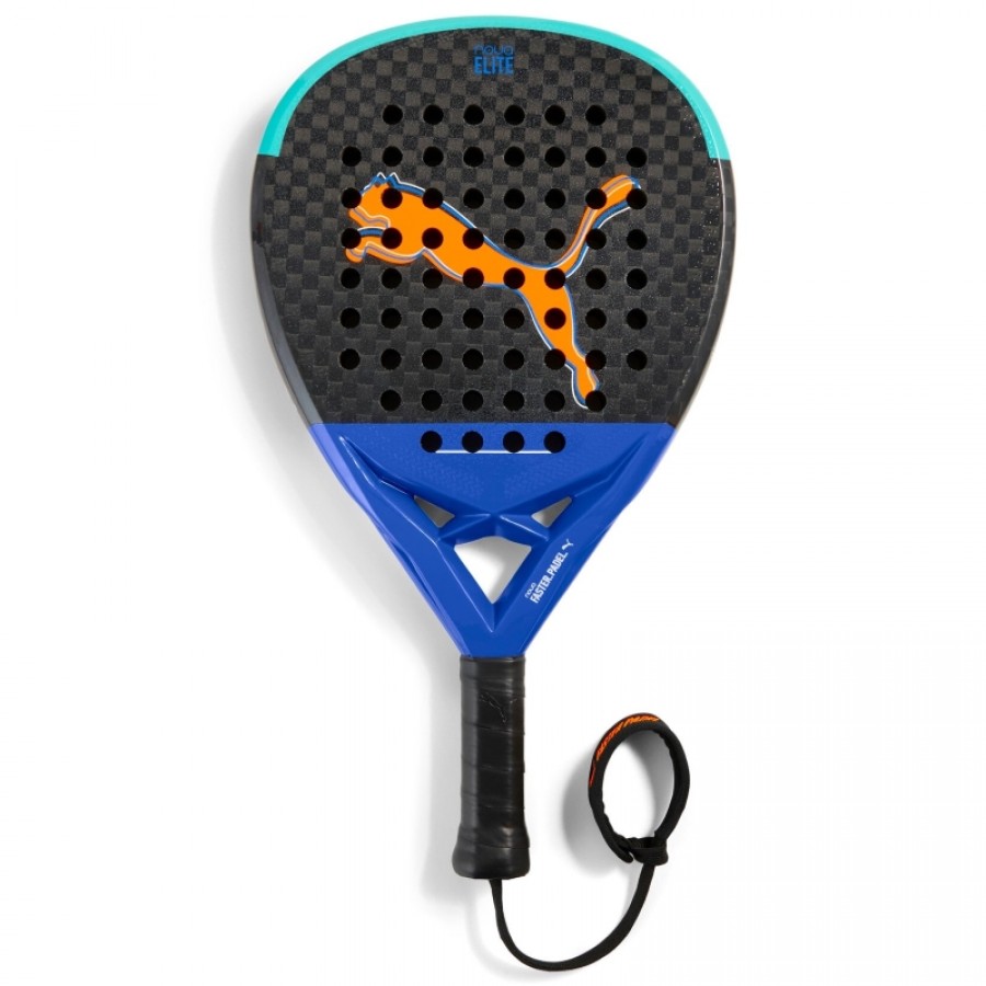 Pala Puma Nova Elite Hybrid Negro Azul Turquesa  Oferta + Barato