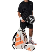 Adidas Multigame 3.5 Bolsa Padel Laranja Giz Branca