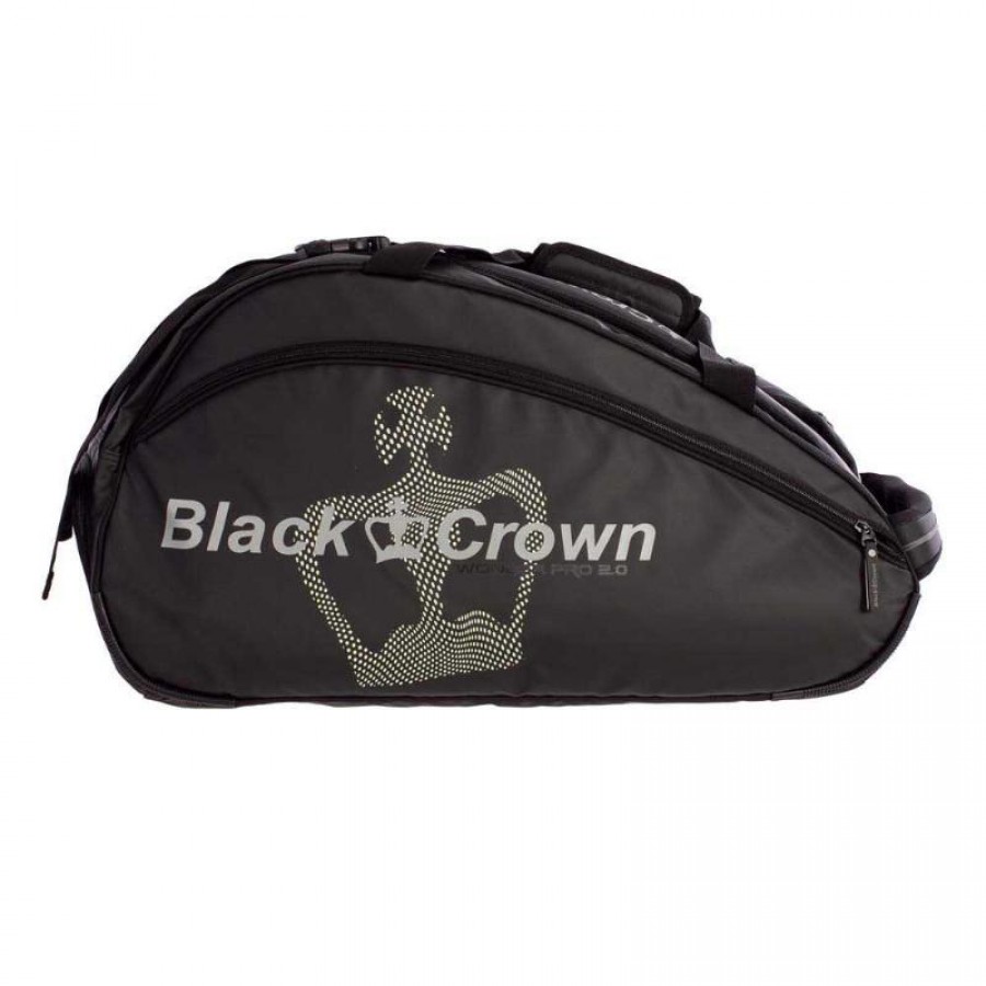 Black Crown Wonder Pro 2.0 Borsa da Padel Nera Giallo Fluo  Offerta + Economico