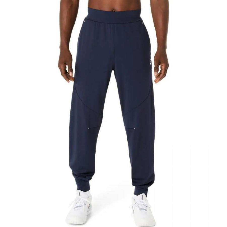 Pantalon Asics Court Warm Up Azul Medianoche