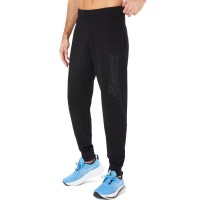 Pantalon Asics Logo Negro Gris  Oferta + Barato