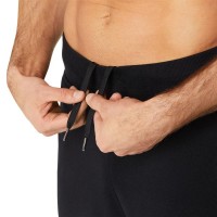 Pantalon Asics Logo Negro Gris  Oferta + Barato