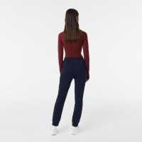 Women''s Navy Blue Lacoste Pants  Offer + Cheap