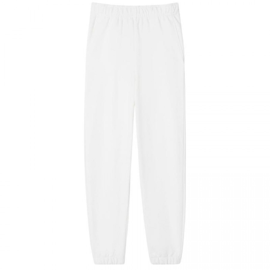 Pantalon Lacoste Sport Algodon Blanco Mujer  Oferta + Barato