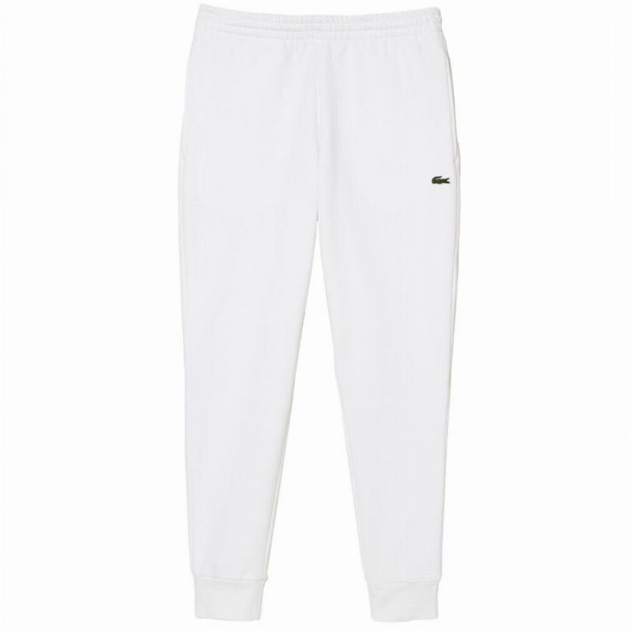 Pantalon Lacoste Sport Ecologico Blanco  Oferta + Barato