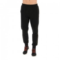 Pantalon Lotto Logo Due  Negro Amarillo  Oferta + Barato