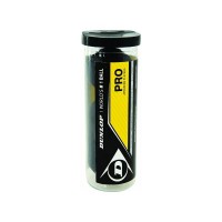Pelota Squash Dunlop Pro Doble Punto Amarillo 3 Unidades  Oferta + Barato