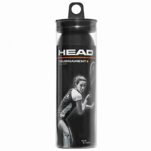 Squash Head Tournament Yellow Point Ball 3 Units Squash Head Tournament Yellow Point Ball 3 Units