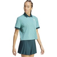 Polo Feminino Adidas Original Pro London Turquoise  Oferta + Barato
