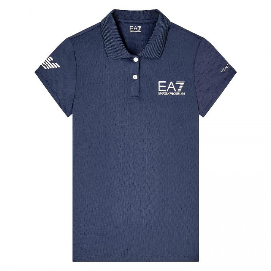 Polo Armani EA7 Ventus 7 Azul Marino Mujer
