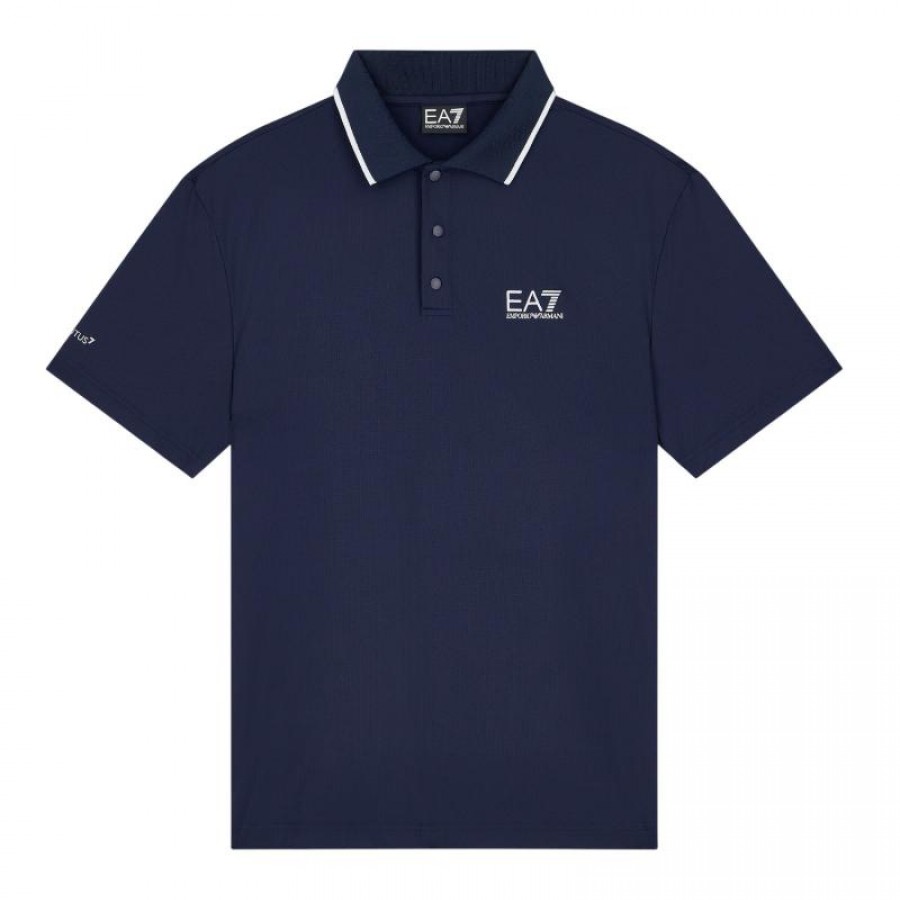 Polo Armani EA7 Ventus 7 Tennis Pro Regular Azul Armani